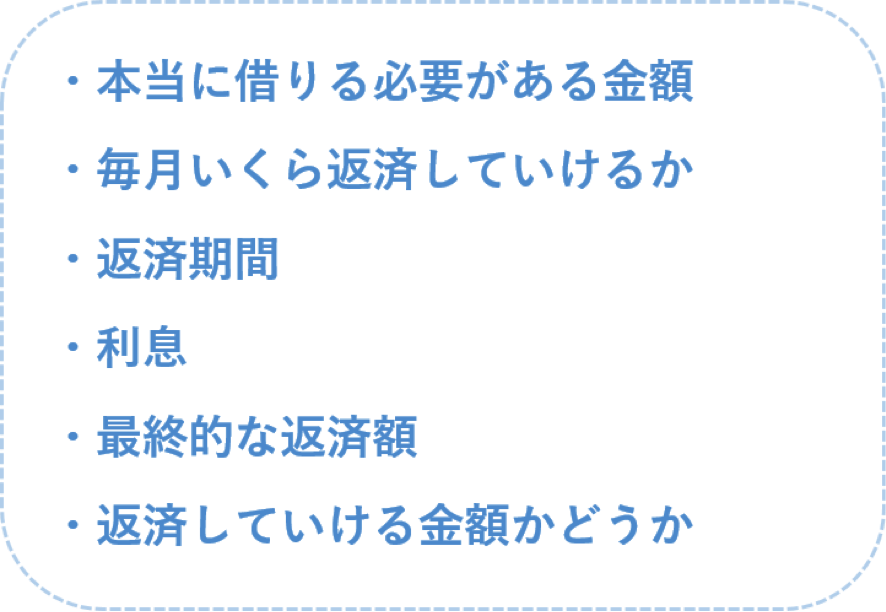 返済　事前に知っておくべき情報