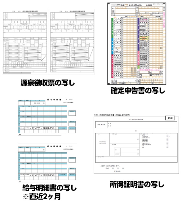 モビット収入証明書