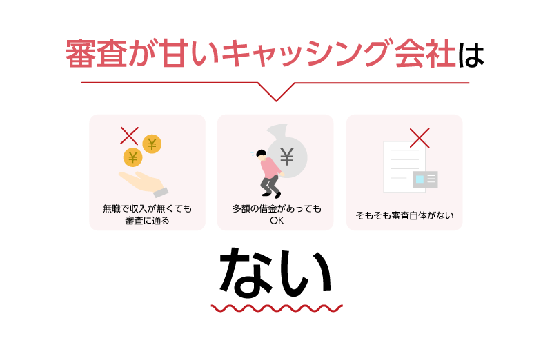 審査が甘い・緩いキャッシング会社はあるのか